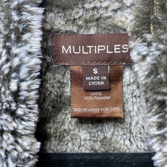 Furry Brown Vest Women's Size Small - Picture 5 of 9